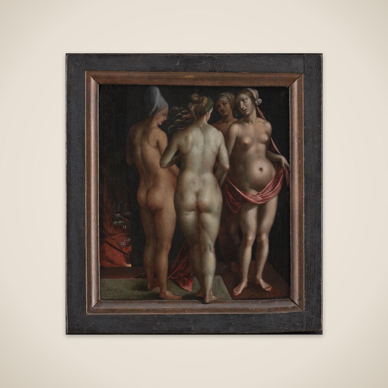 Venus og de tre gratier unframed print