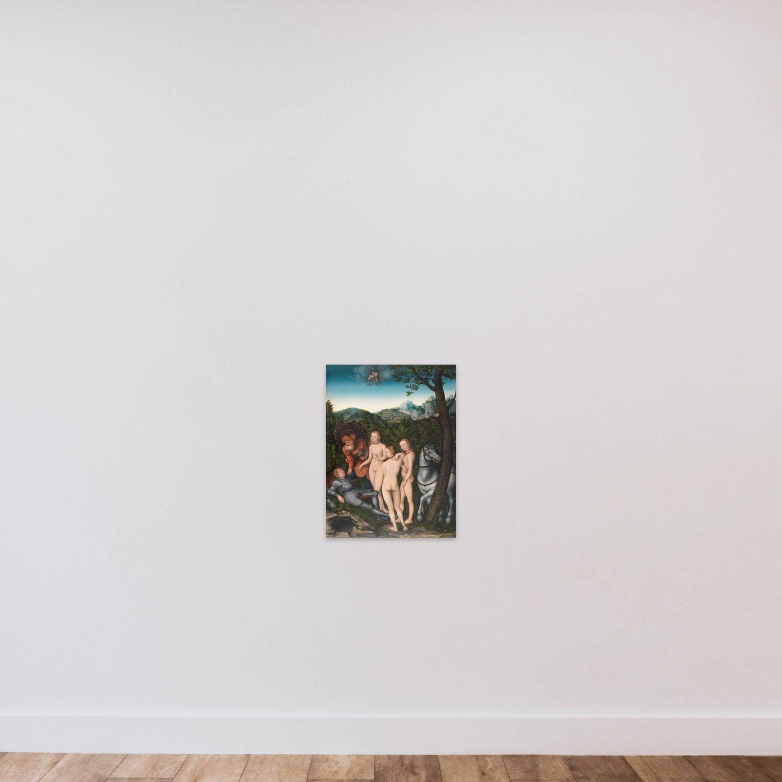 Paris' dom unframed — shown to scale