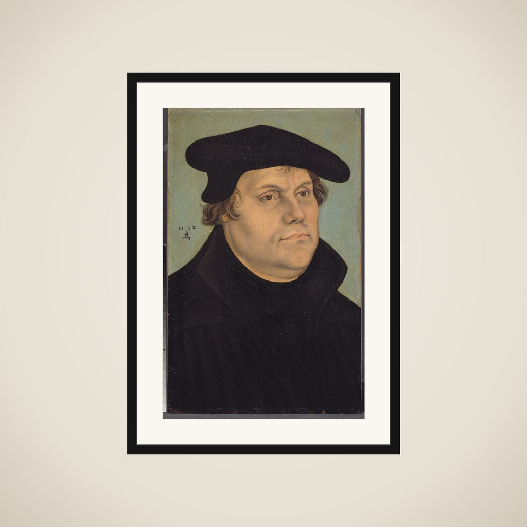 Portræt af Martin Luther framed