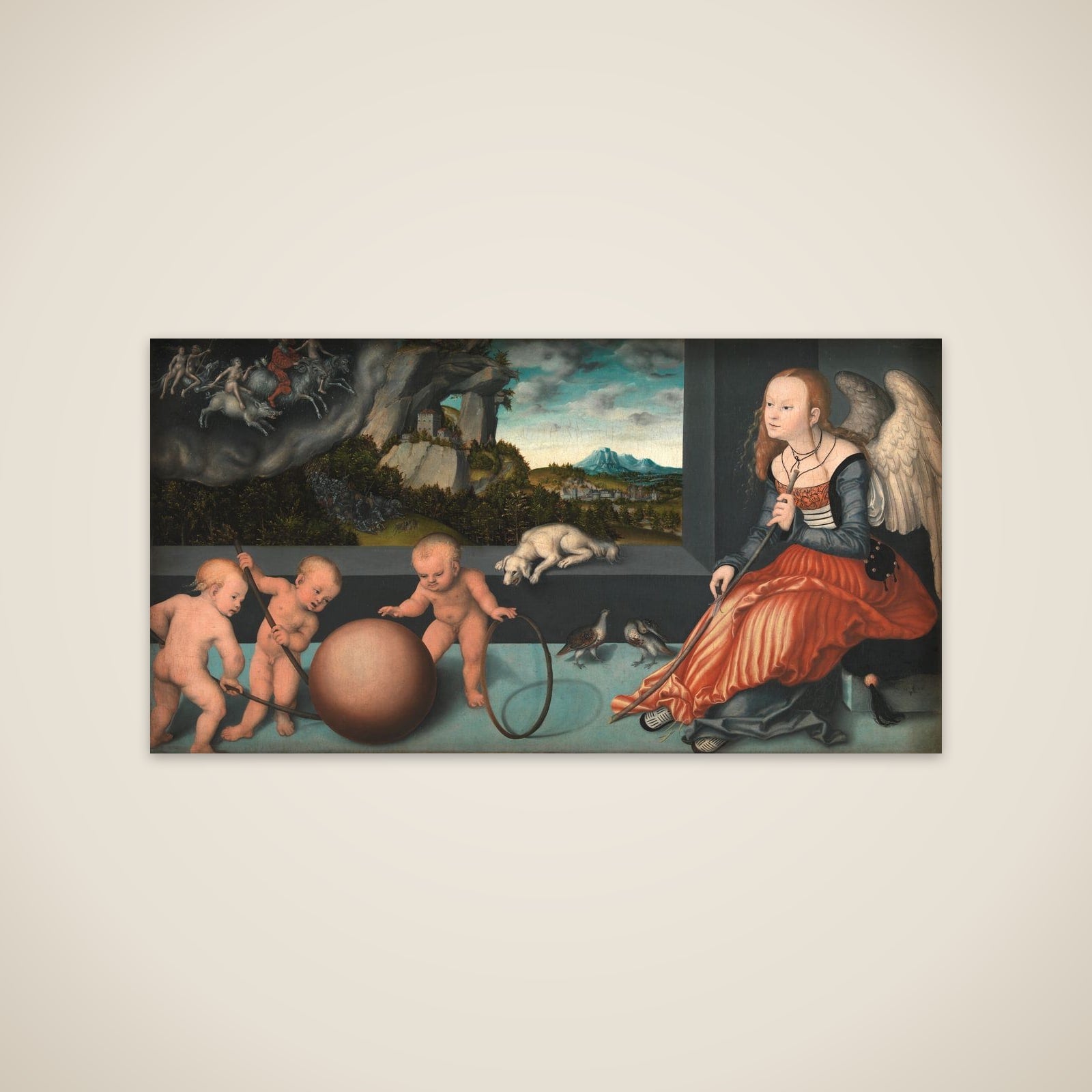 Melankolien unframed print