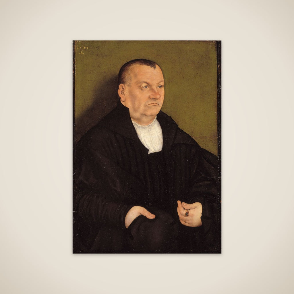 Mandsportræt. Muligvis Erik Eriksen Banner unframed print