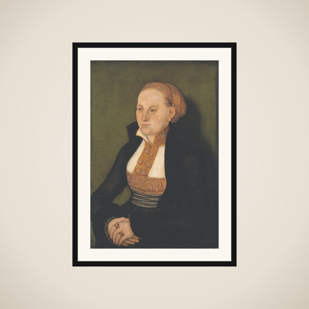 Kvindeportræt. Muligvis Margrete Gyldenstierne. framed