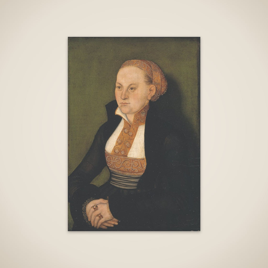 Kvindeportræt. Muligvis Margrete Gyldenstierne. unframed print