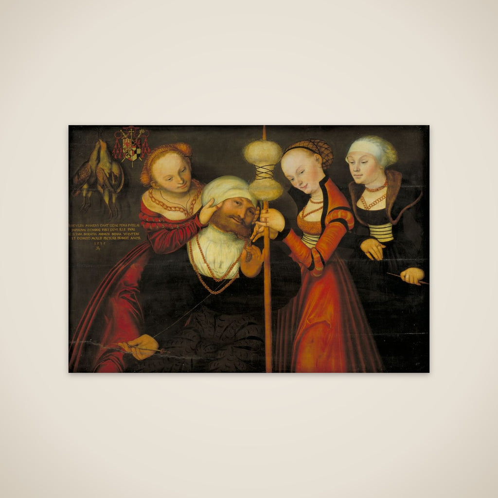 Herkules hos Omphale unframed print