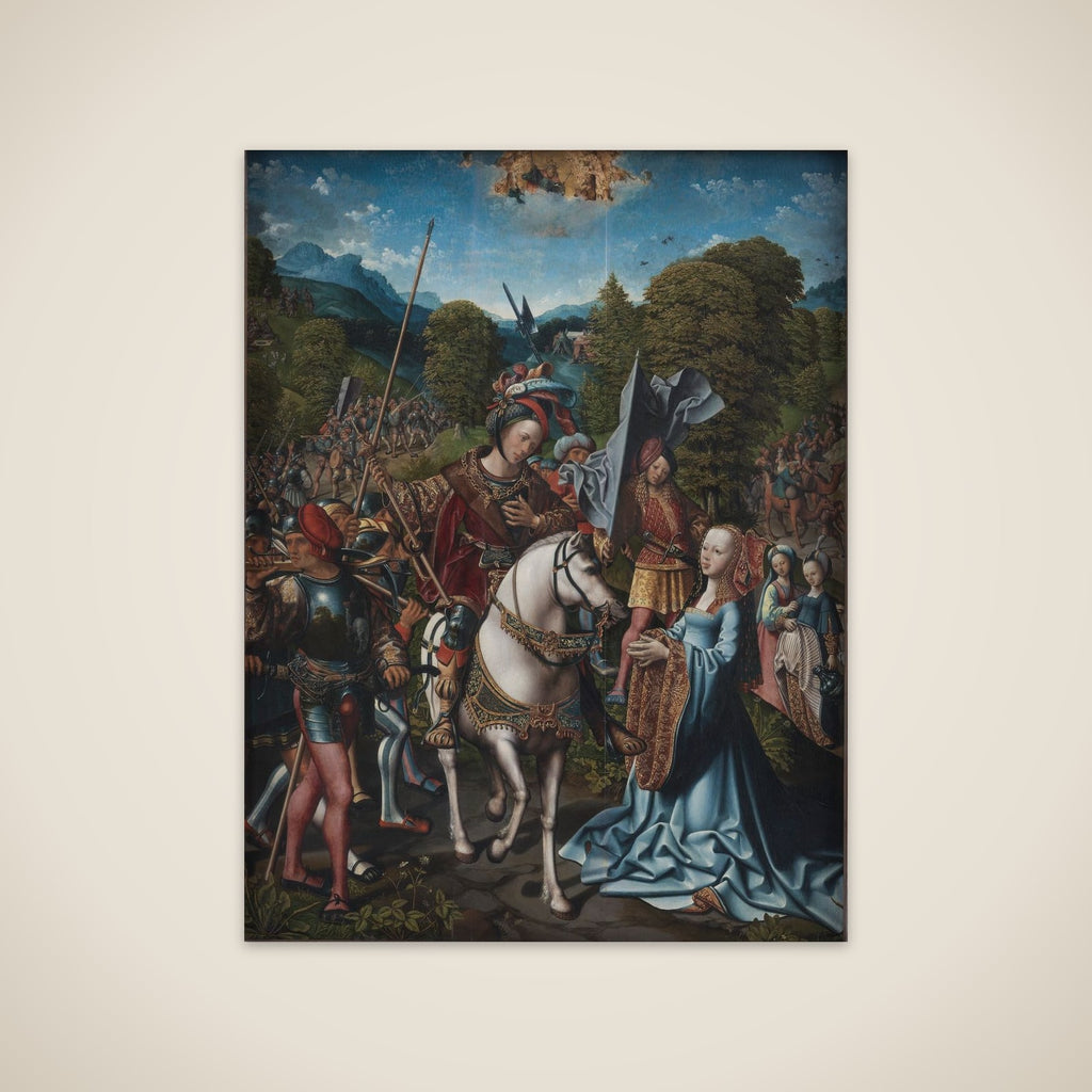 David og Abigael unframed print