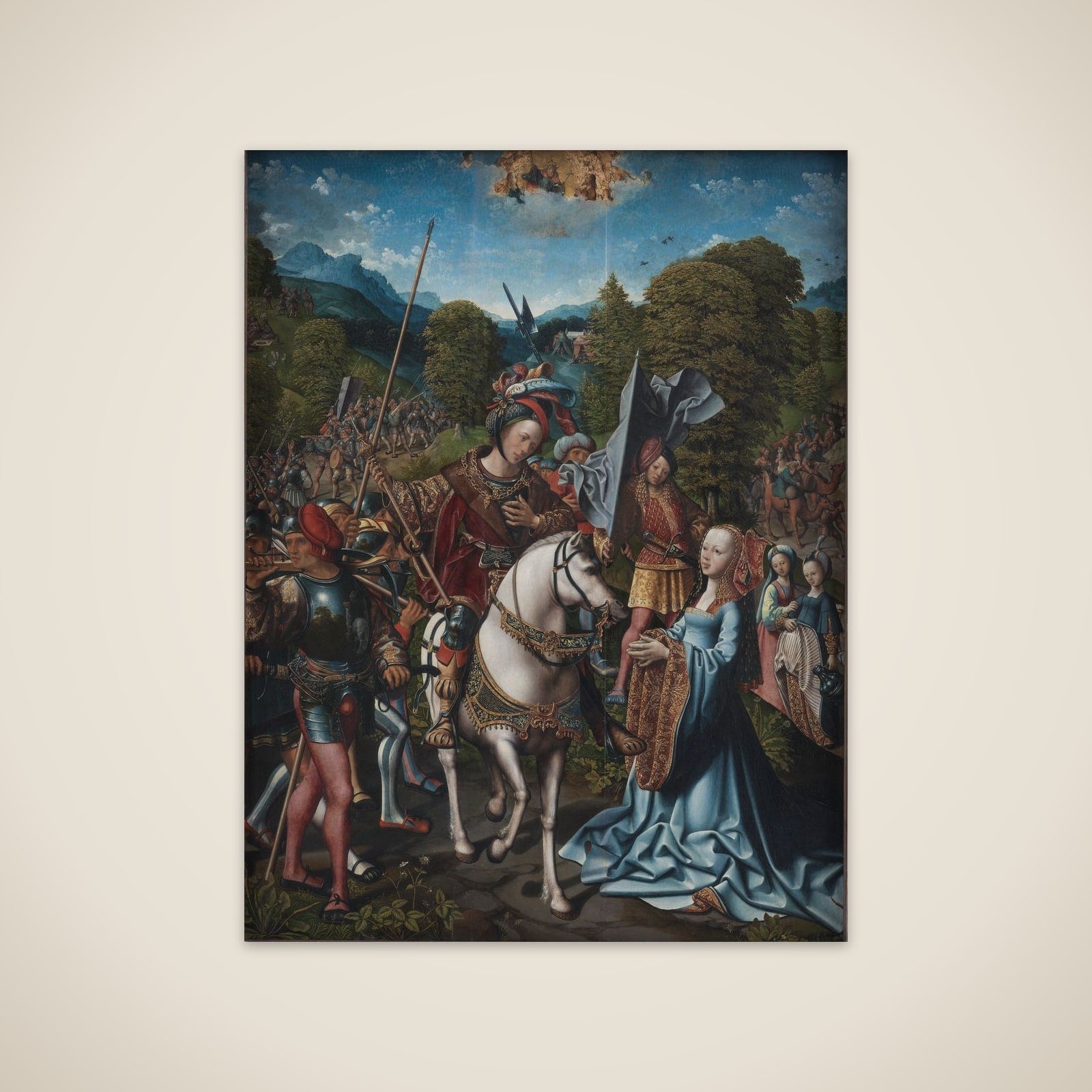 David og Abigael unframed print