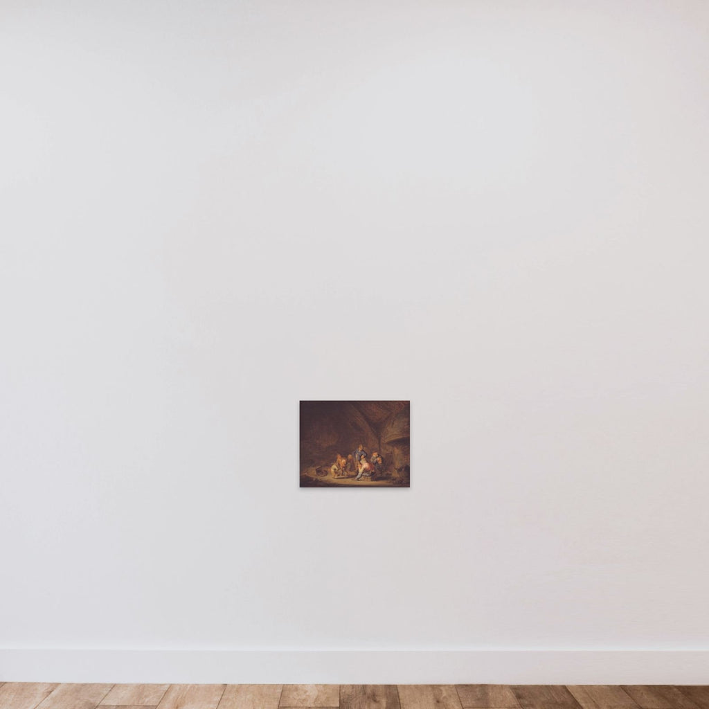 Bondestue unframed — shown to scale