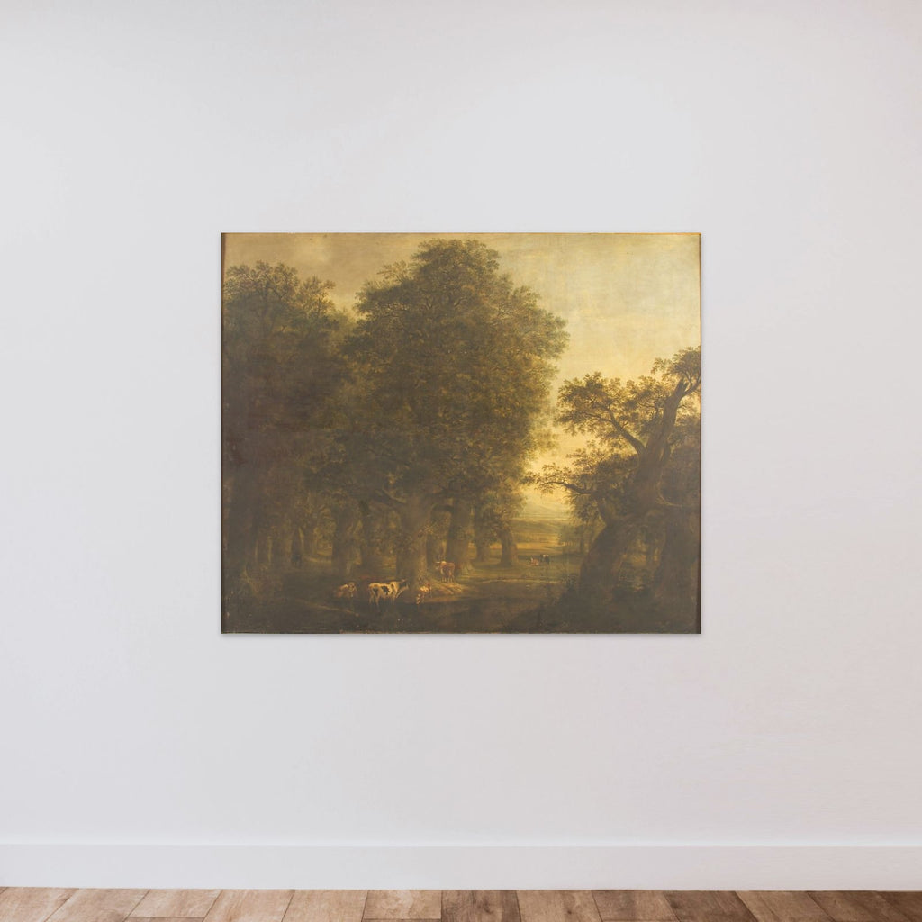 En egeskov unframed — shown to scale