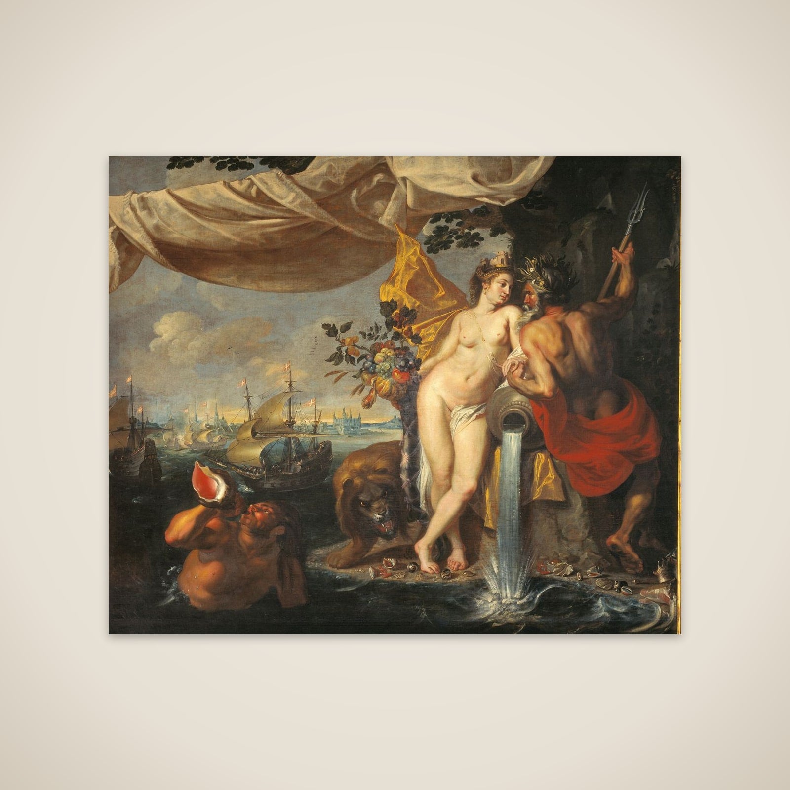 Allegori på Øresund unframed print