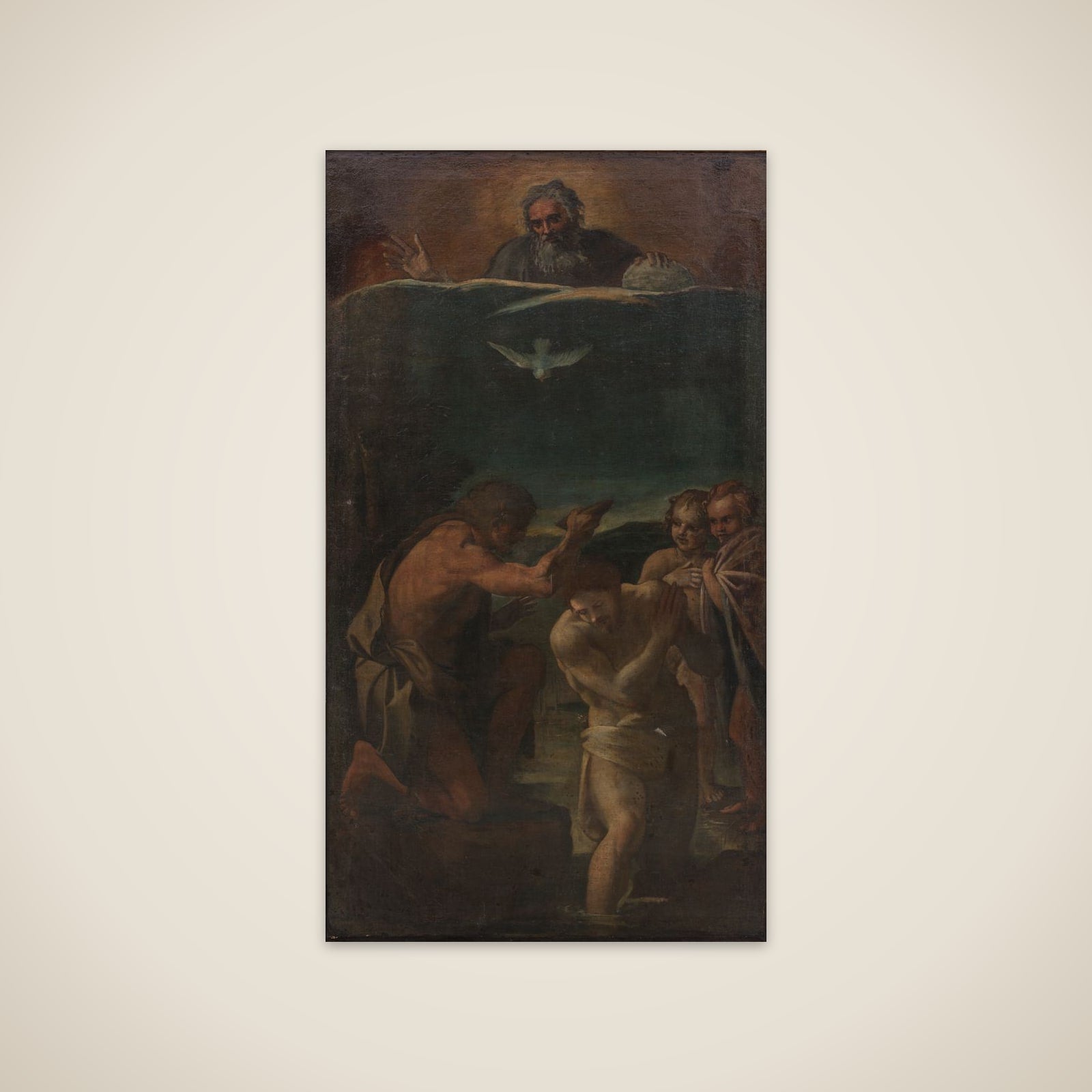 Kristi dåb unframed print