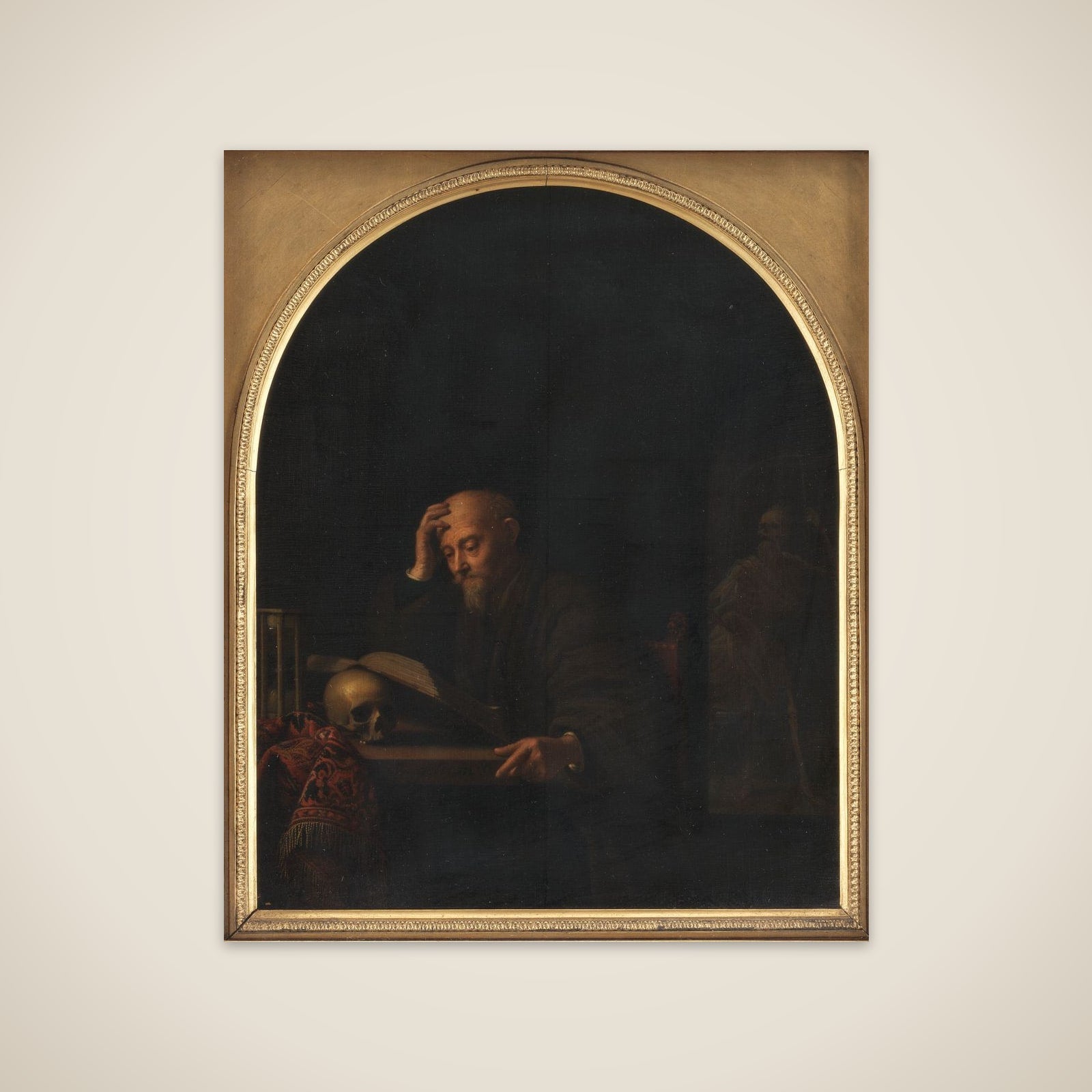 Den lærde og Døden unframed print