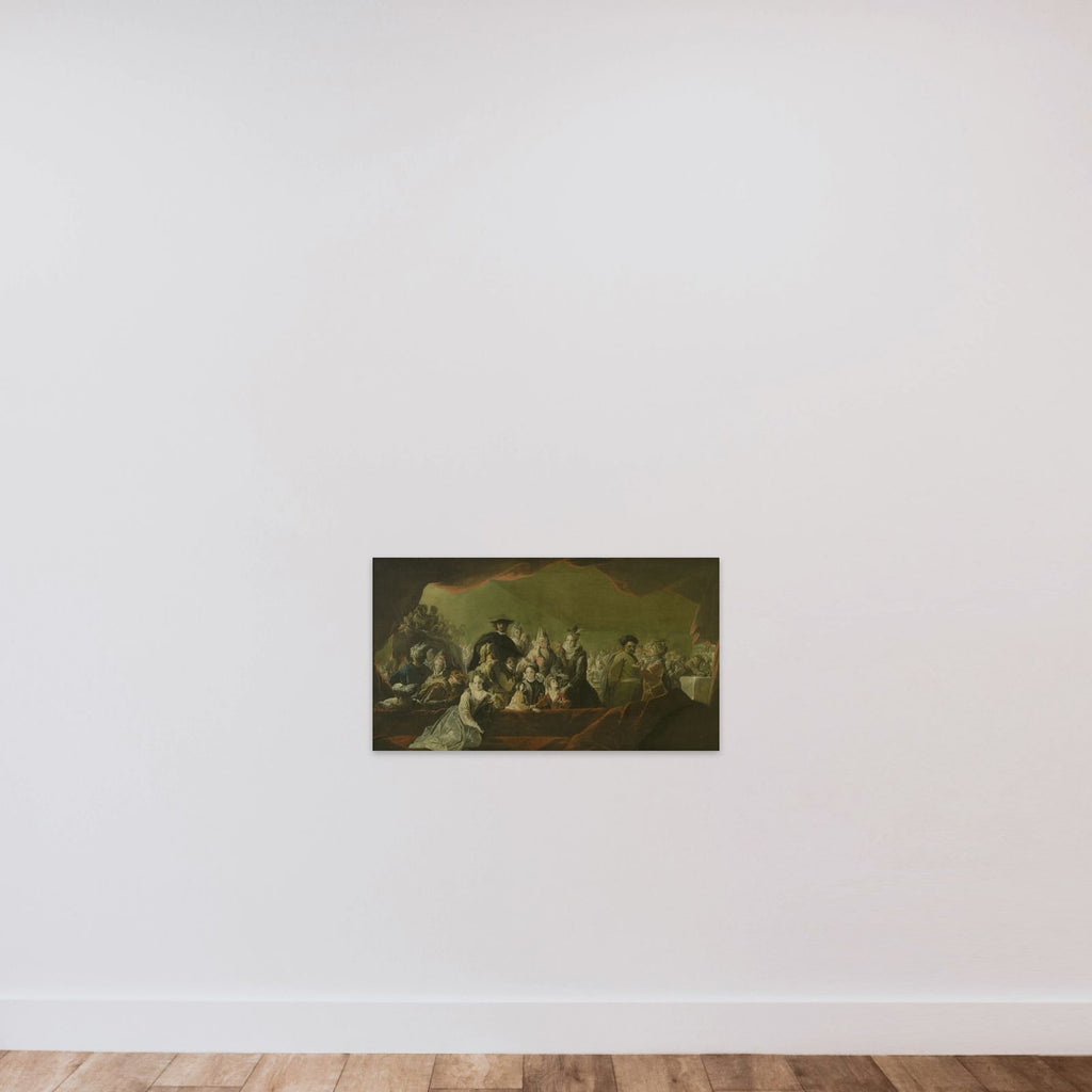 Et maskebal unframed — shown to scale