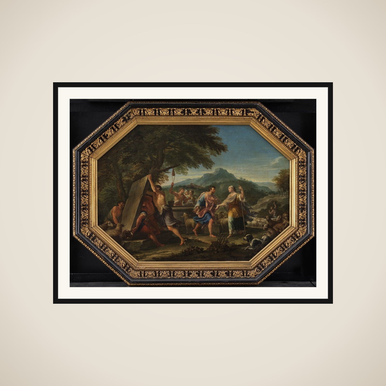 Jakob møder Rakel ved brønden uden for byen Haran framed