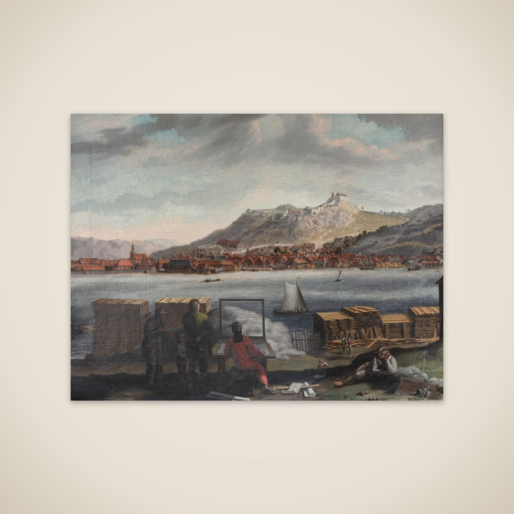 Udsigt af Frederikshald unframed print