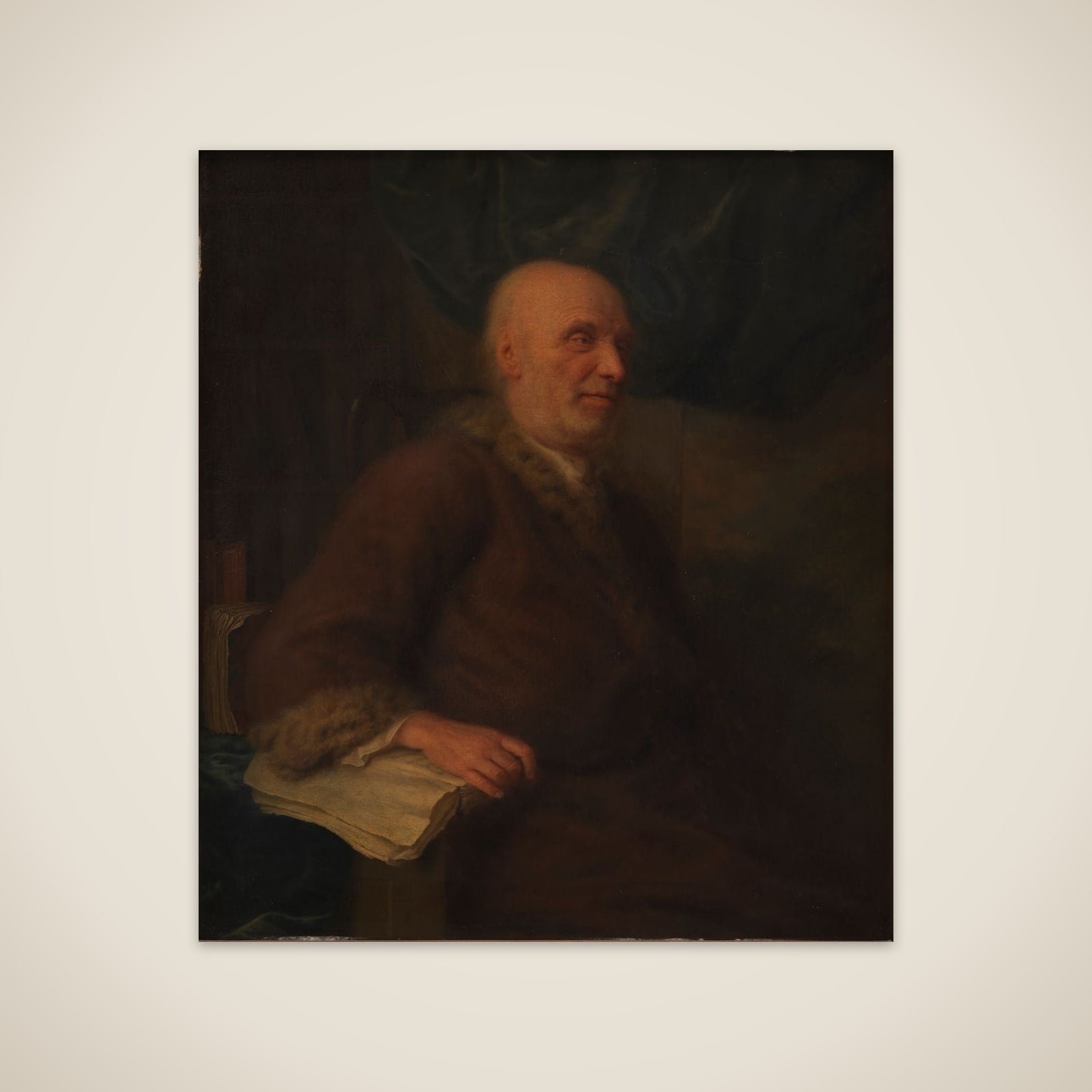 Mandsportræt unframed print