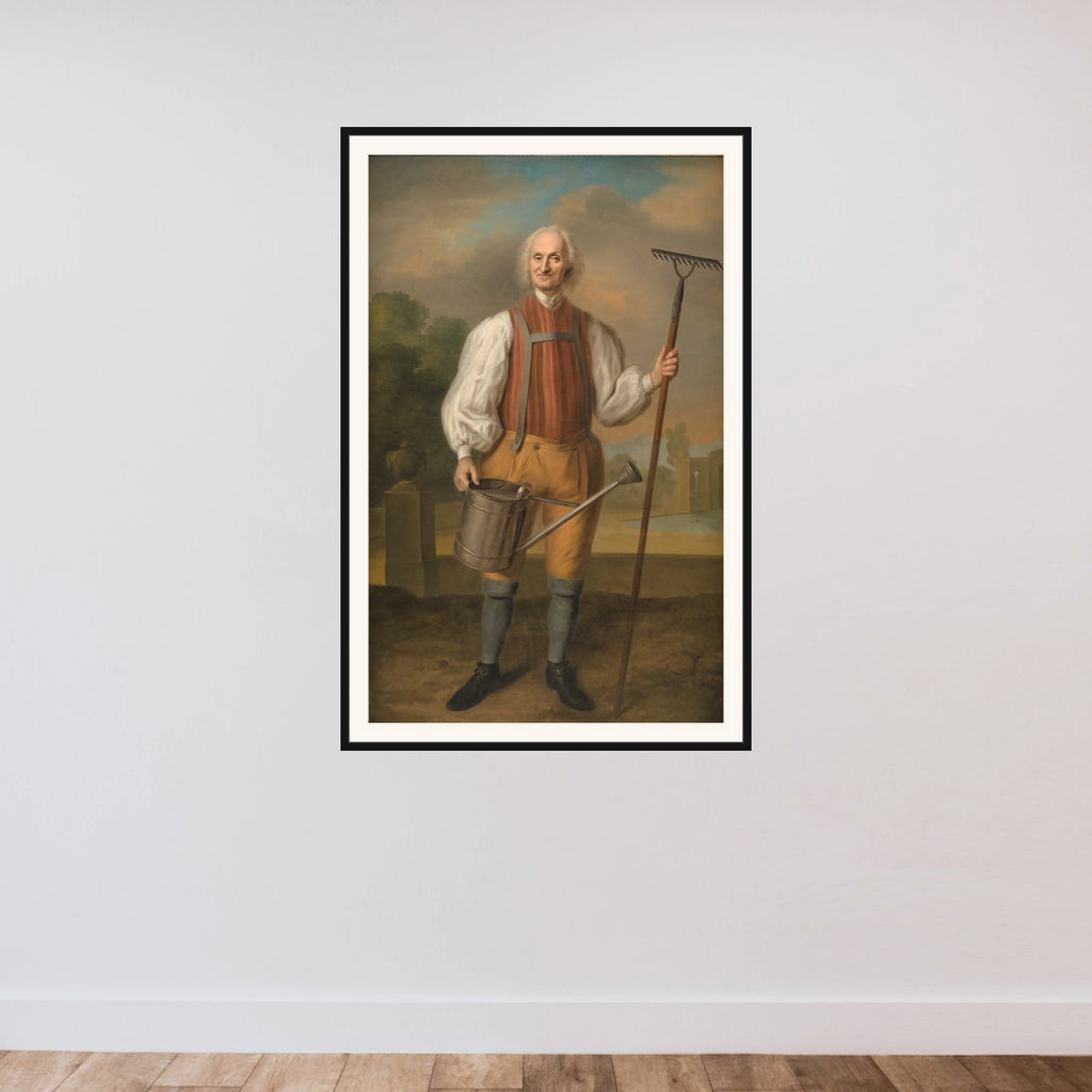 En gartner framed — shown to scale