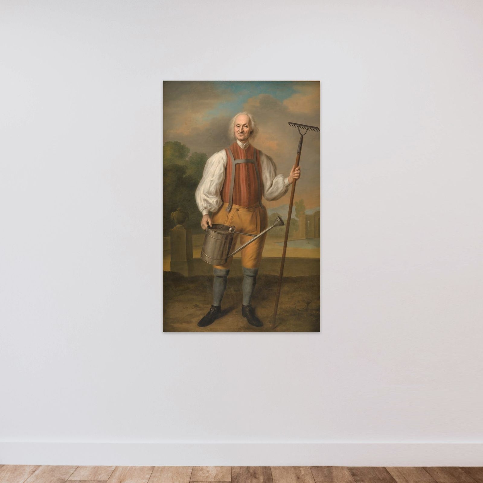 En gartner unframed — shown to scale