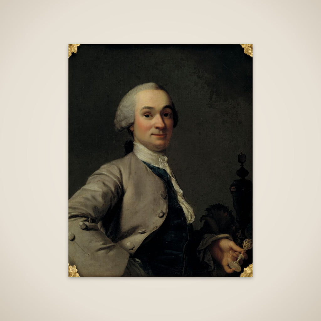 Kunstdrejer og kunstkammerforvalter Lorenz Spengler unframed print