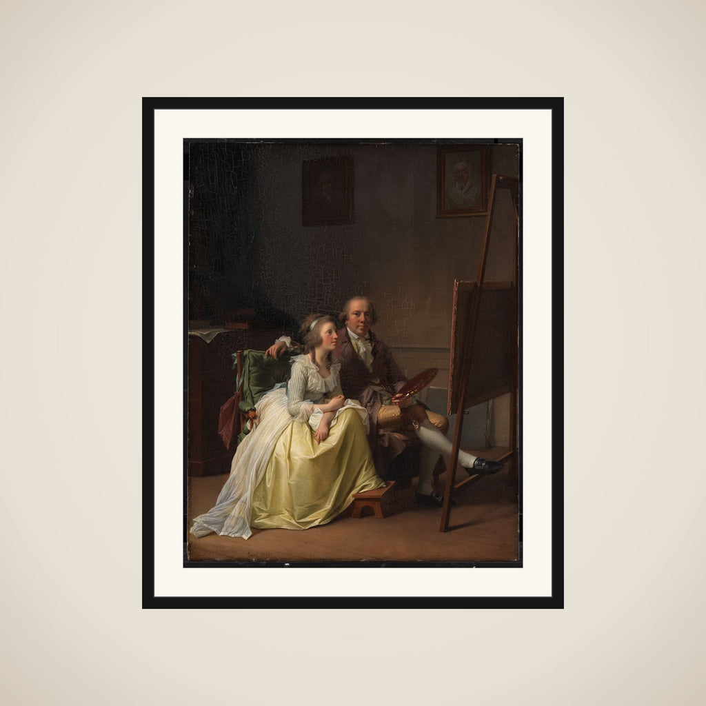 Kunstneren og hans hustru Rosine, f. Dørschel framed