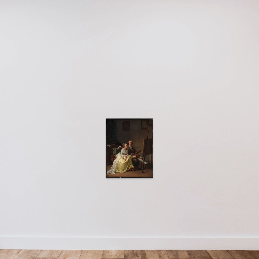 Kunstneren og hans hustru Rosine, f. Dørschel unframed — shown to scale