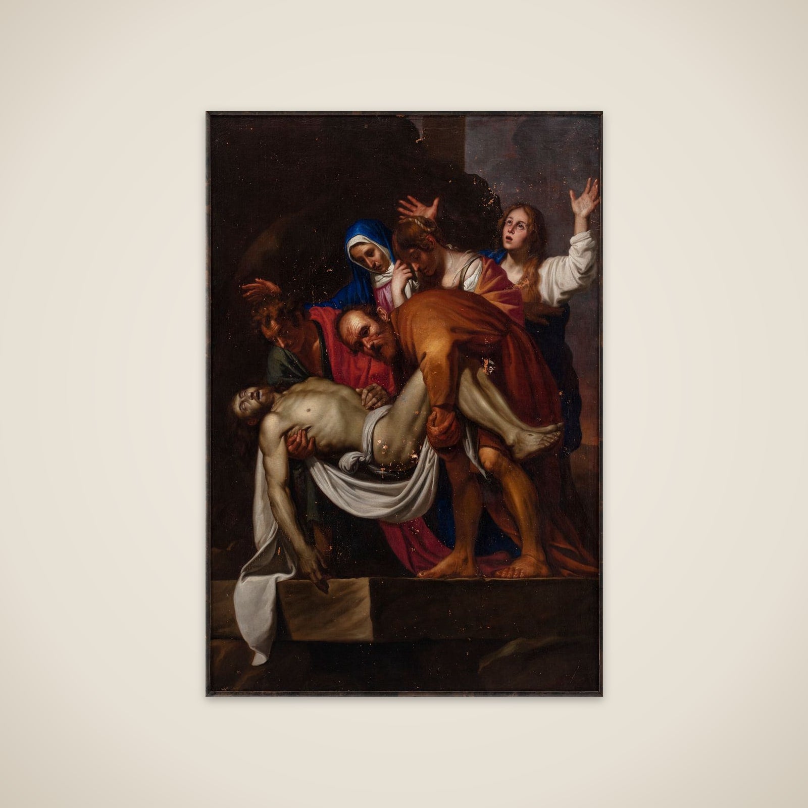 Kristi gravlæggelse unframed print