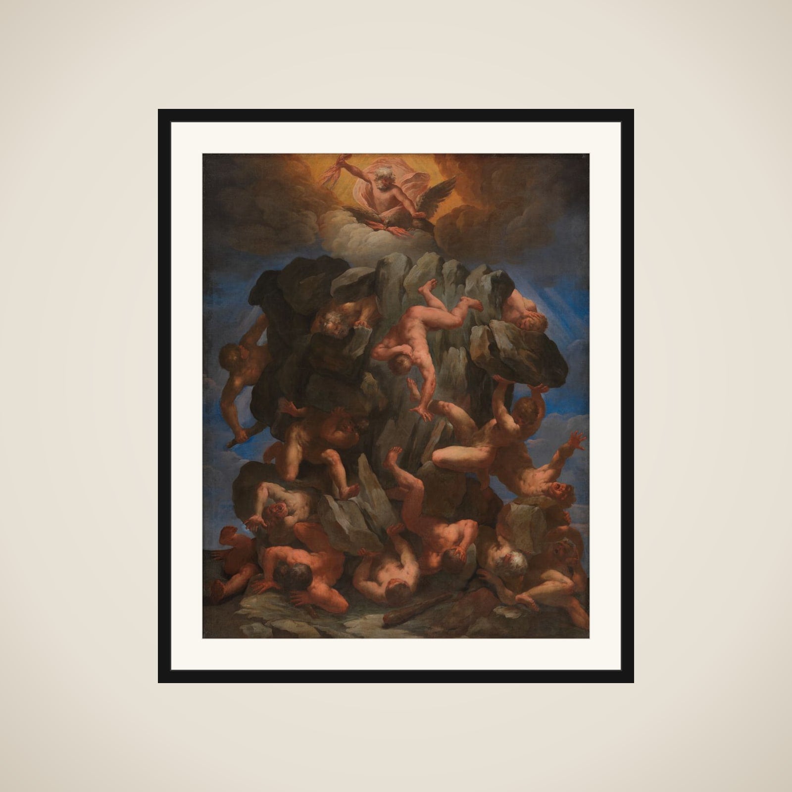 Giganternes fald framed