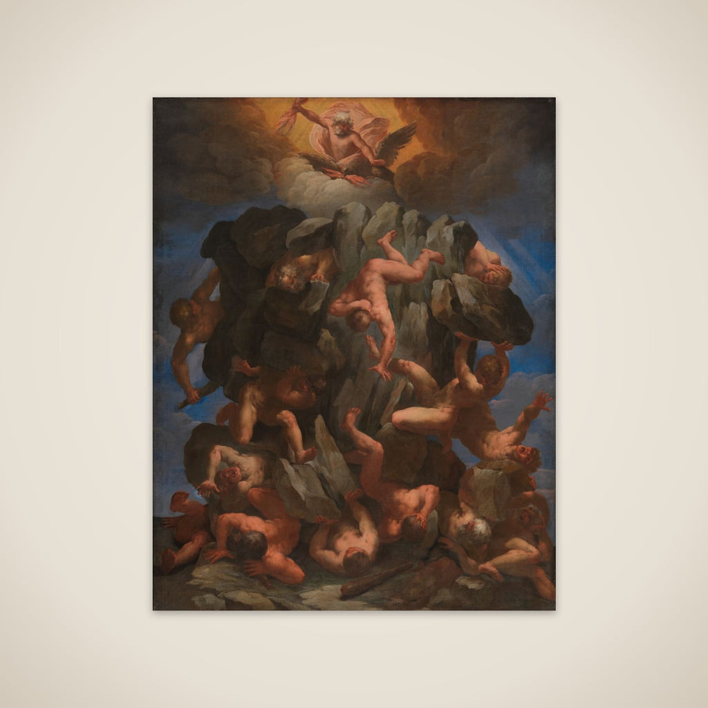 Giganternes fald unframed print