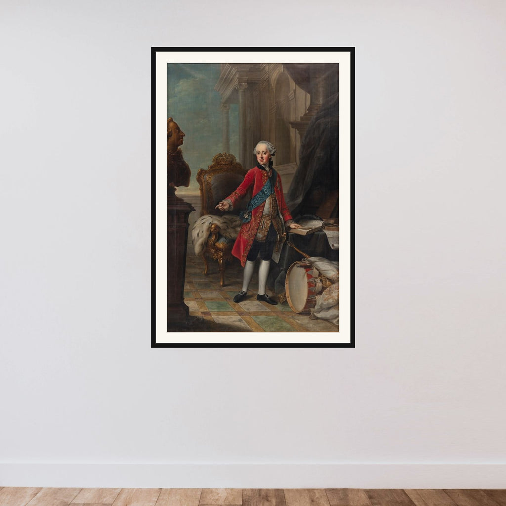 Arveprins Frederik framed — shown to scale