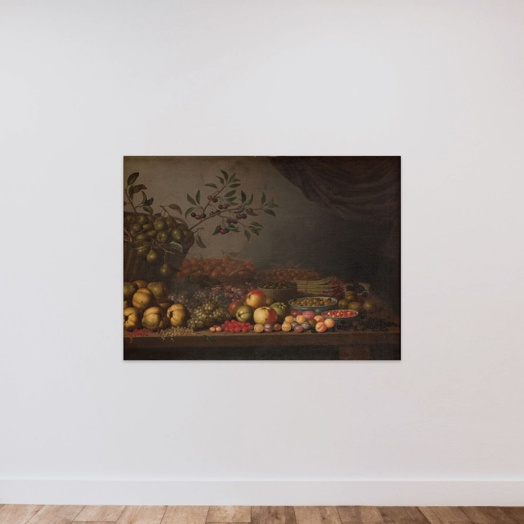 Frugtkurv unframed — shown to scale