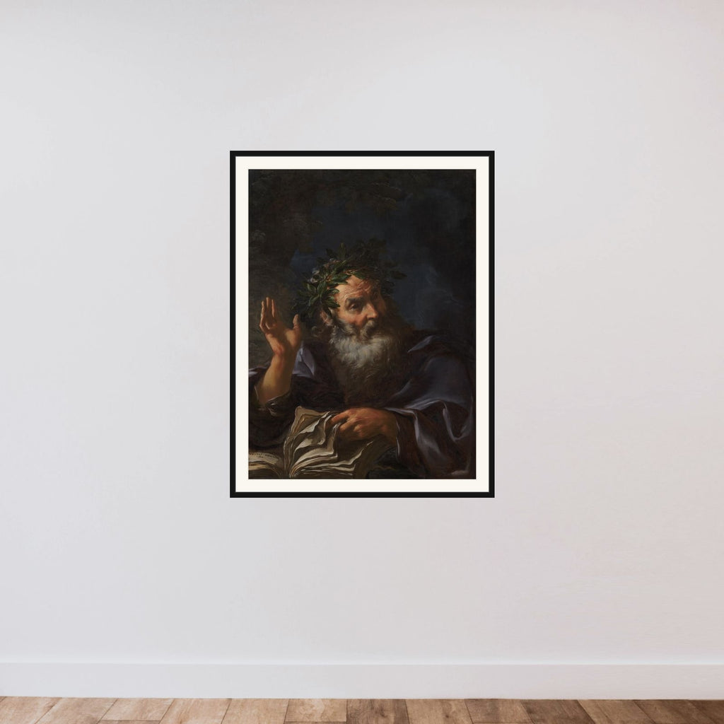 Homer framed — shown to scale