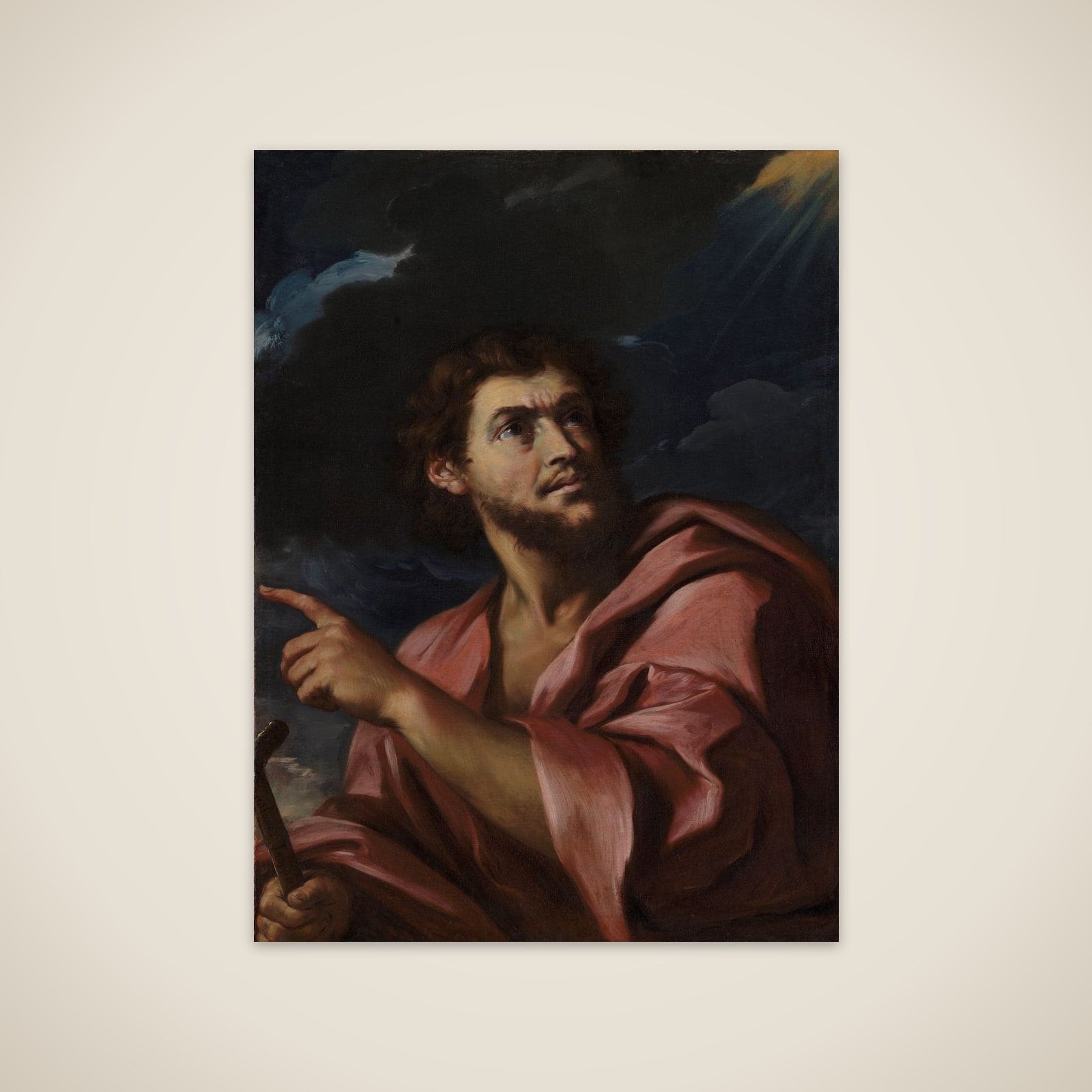 Johannes Døberen unframed print
