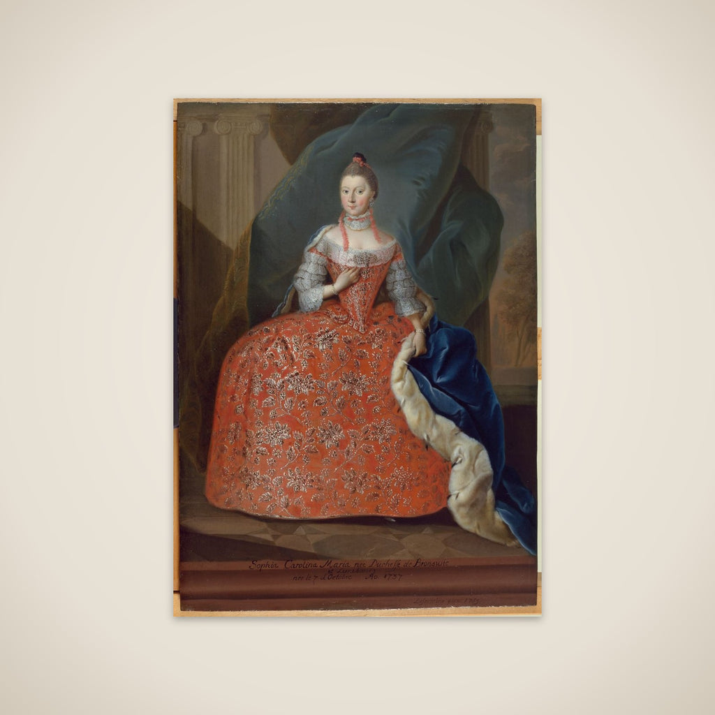 Sophia Carolina Maria, hertuginde af Braunschweig og Lünebourg unframed print