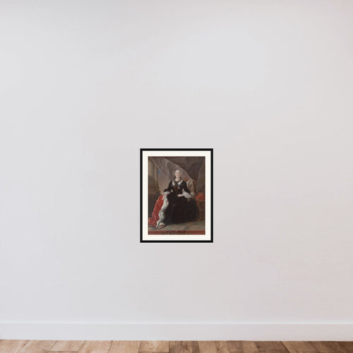 Antonia Amalia. Hertuginde af Braunschweig og Lüneburg, født 22. april 1696 framed — shown to scale