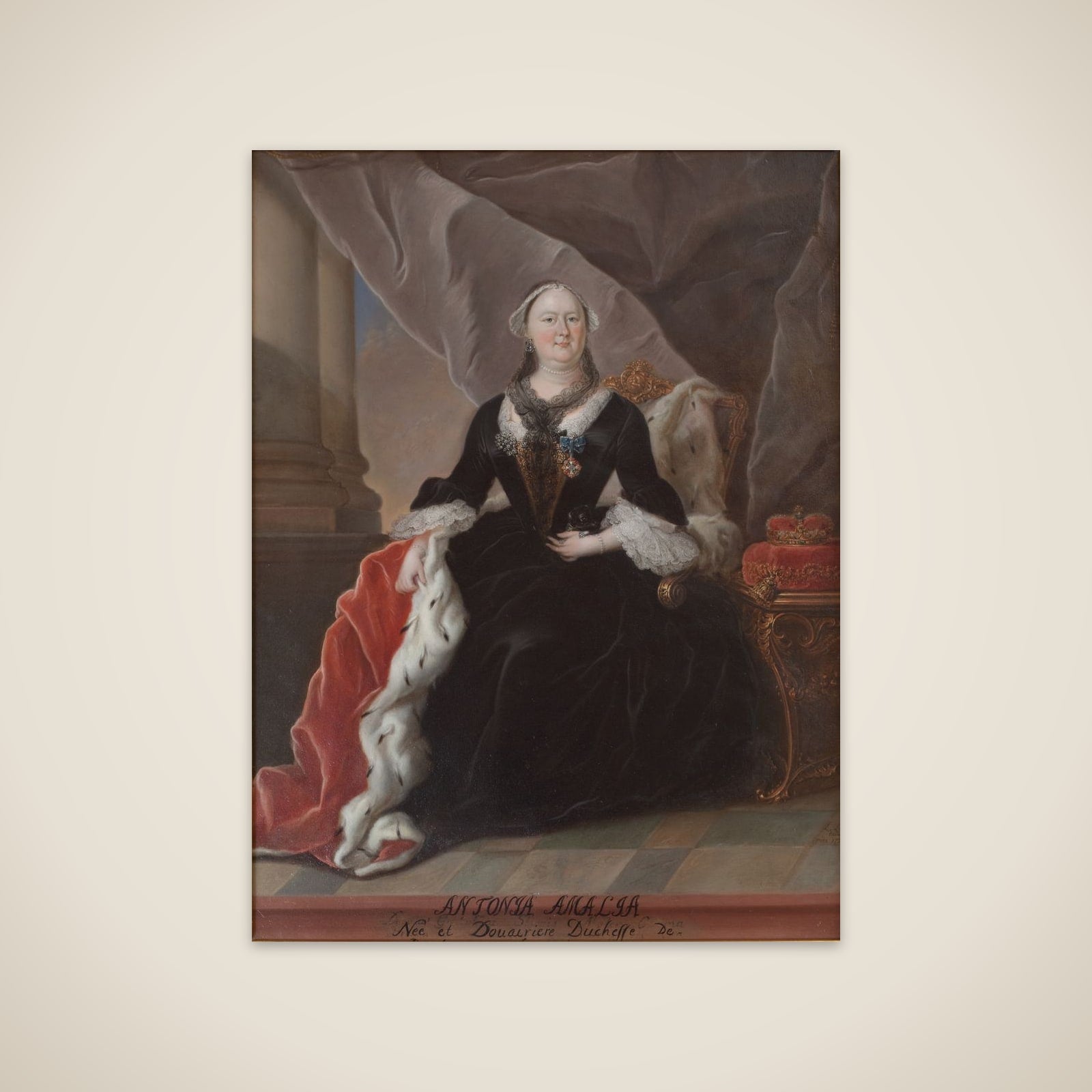 Antonia Amalia. Hertuginde af Braunschweig og Lüneburg, født 22. april 1696 unframed print