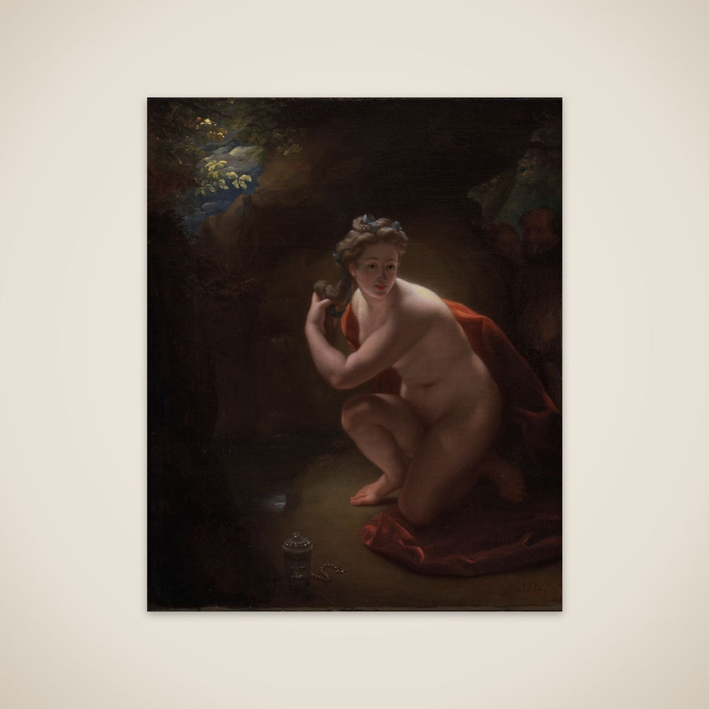 Susanne i badet unframed print