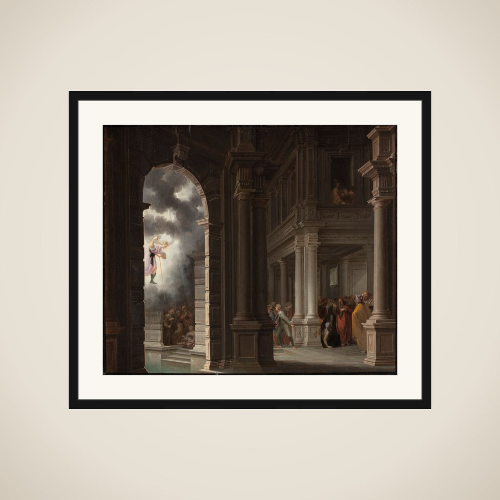 Kristus helbreder ved Bethesda dam framed