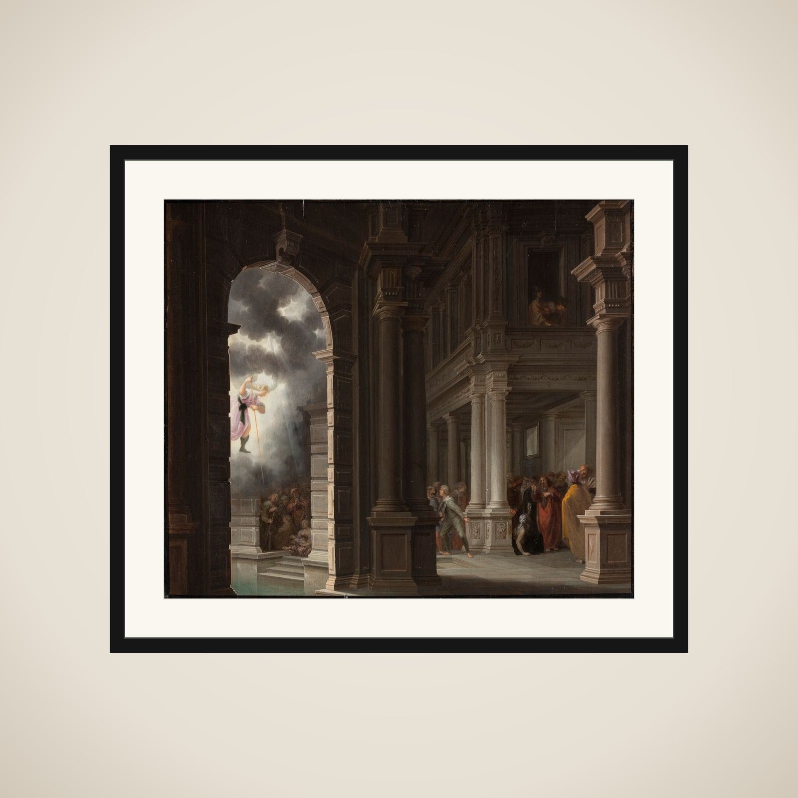 Kristus helbreder ved Bethesda dam framed