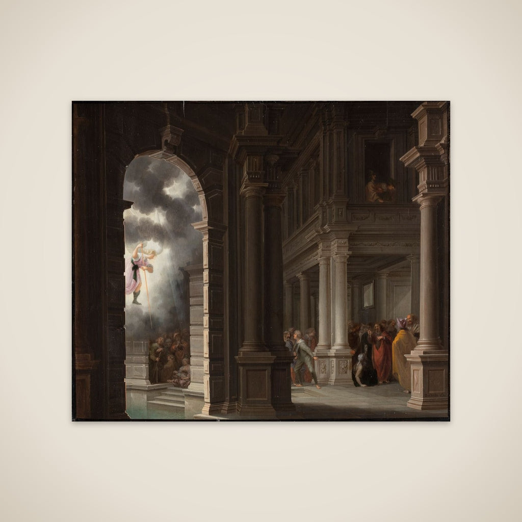 Kristus helbreder ved Bethesda dam unframed print