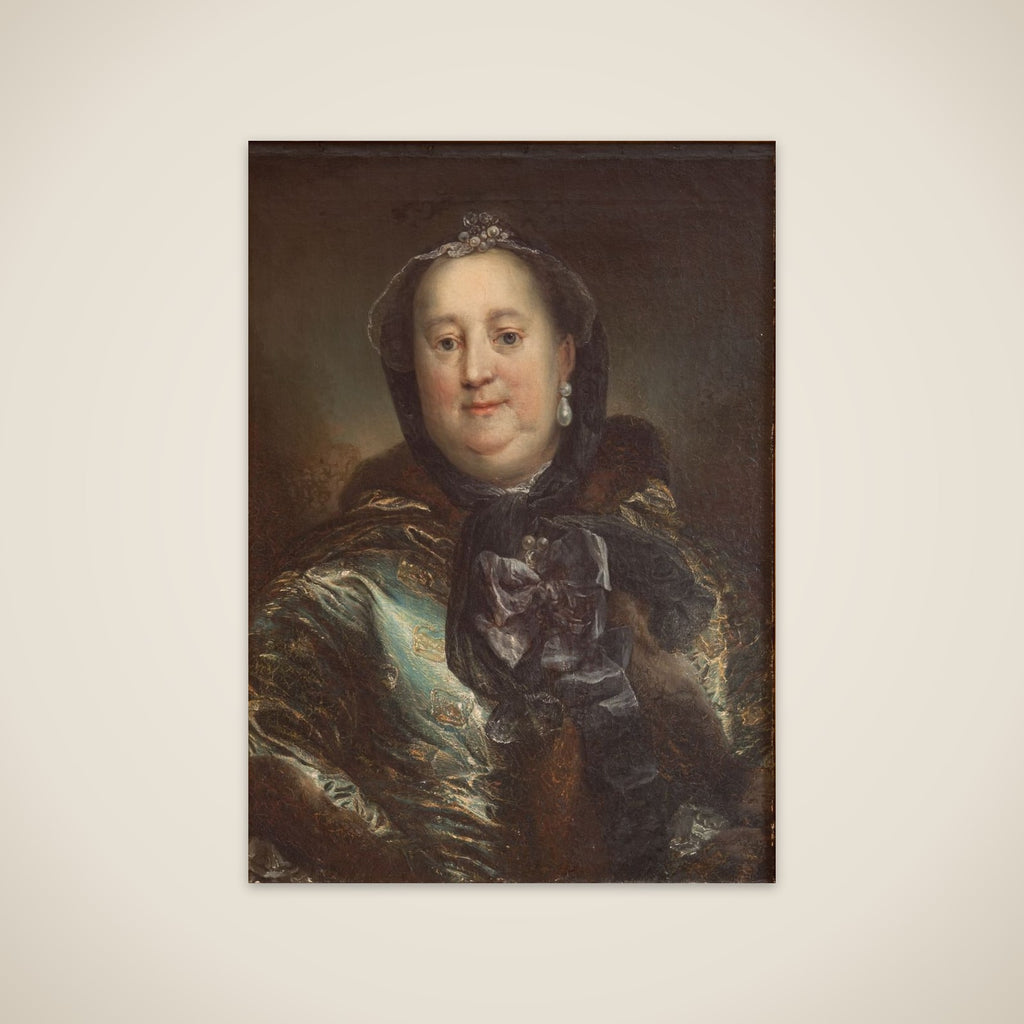 Portræt af hertuginde Antoinette Amalie af Braunschweig-Wolfenbüttel unframed print