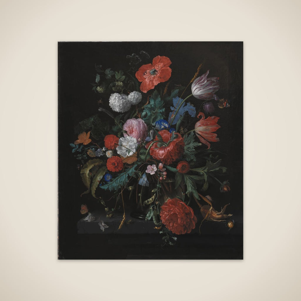 En blomsterbuket unframed print