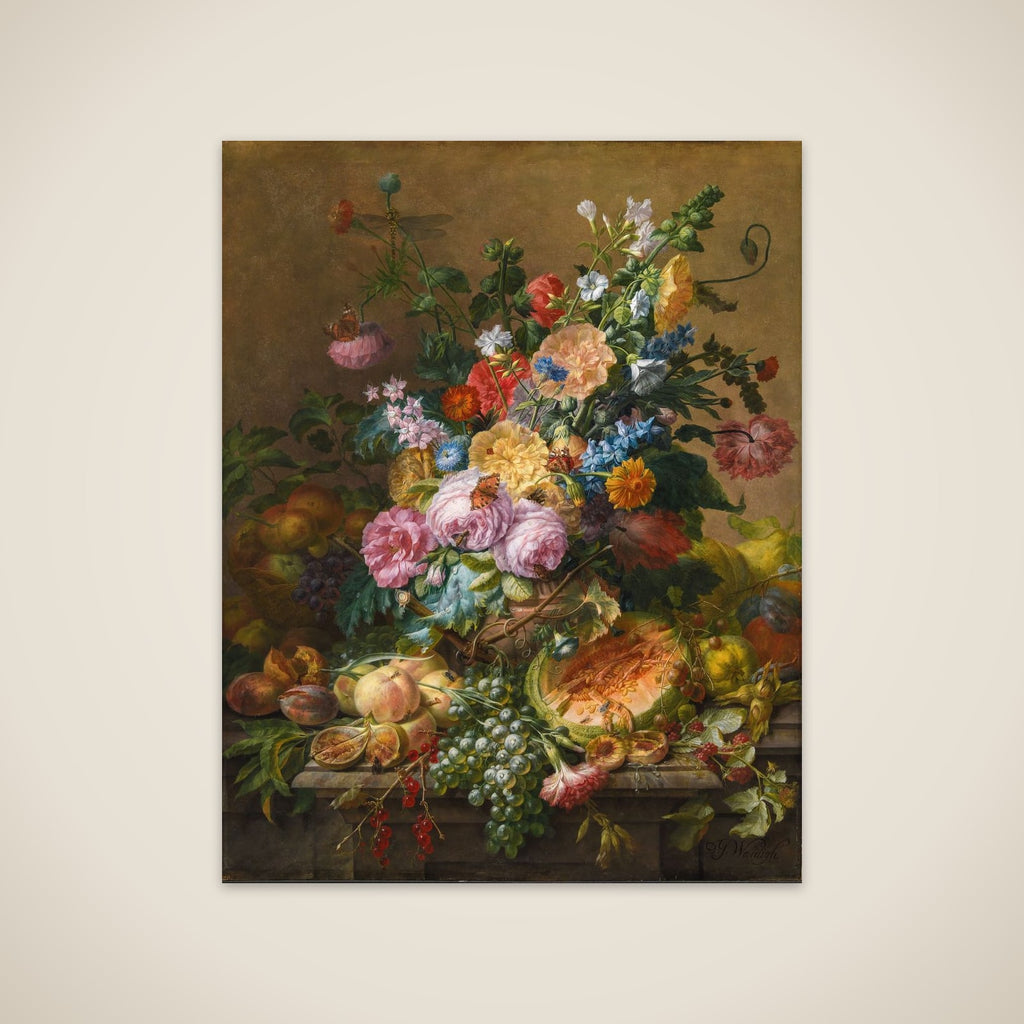 Blomster unframed print