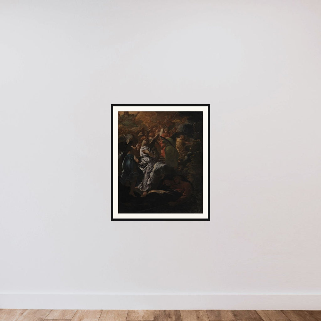 Jacobs drøm framed — shown to scale