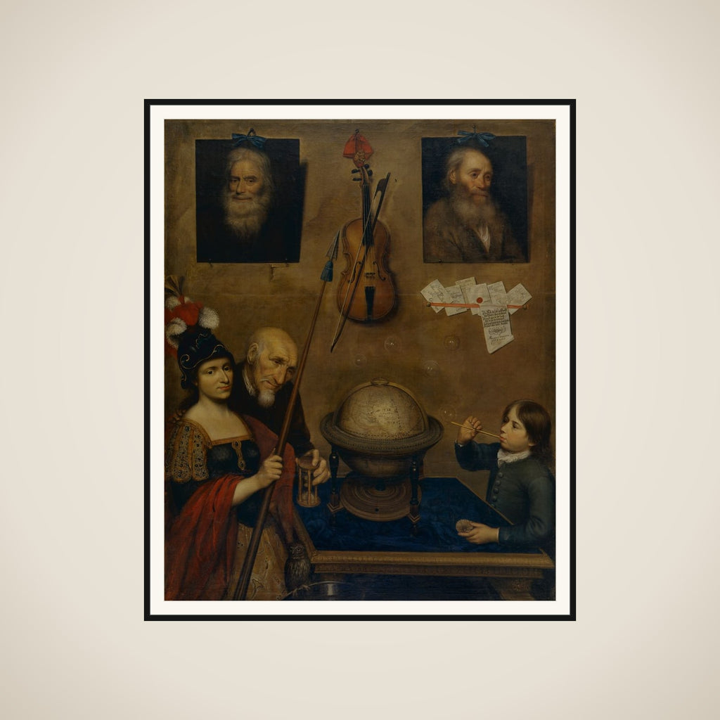 Vanitas med Minerva framed