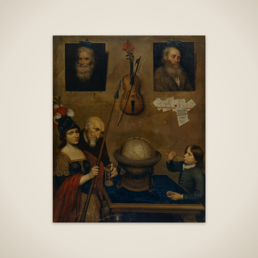 Vanitas med Minerva unframed print