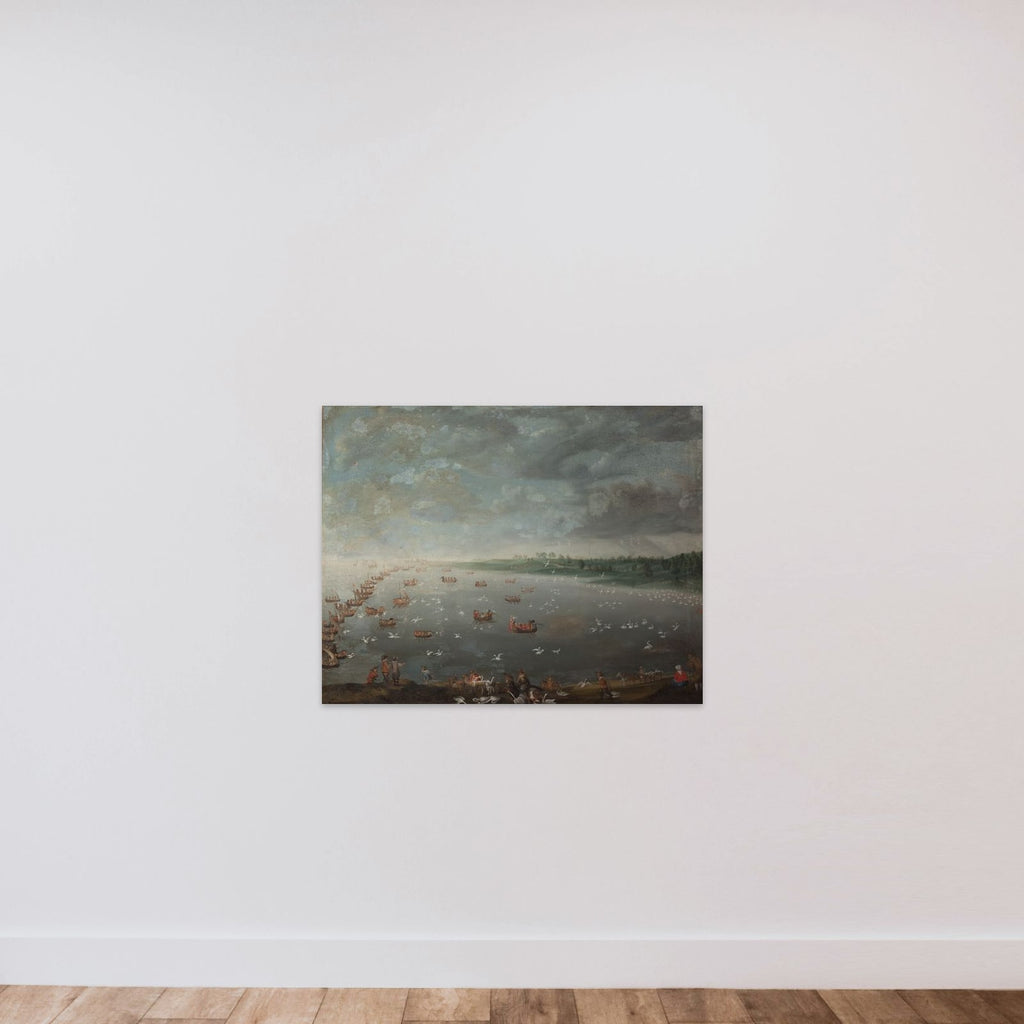 Svanejagt unframed — shown to scale