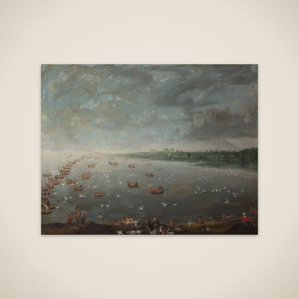 Svanejagt unframed print