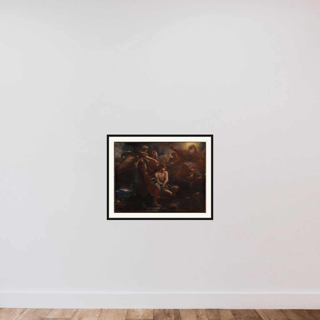 Isaks ofring framed — shown to scale