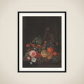 Blomster og frugt framed