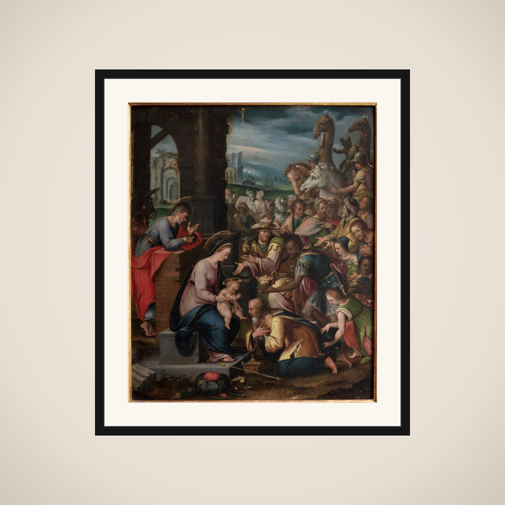 Kongernes tilbedelse framed