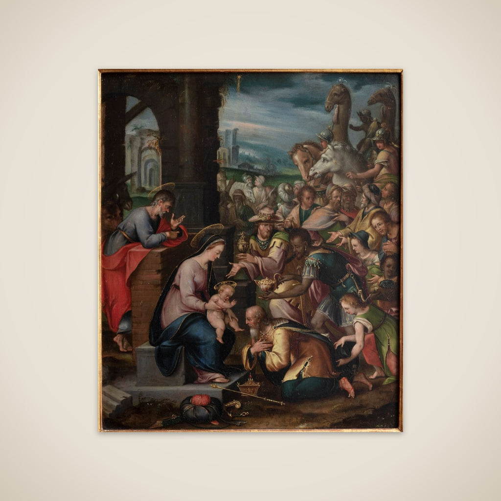 Kongernes tilbedelse unframed print